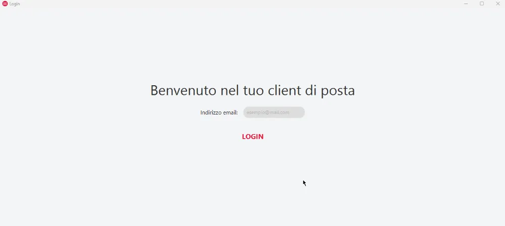 Dimostrazione di login